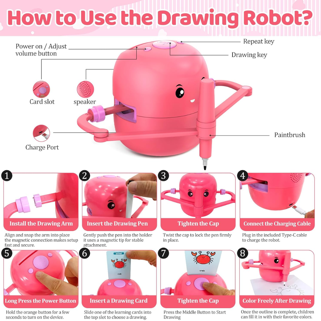 SketchBot Drawing for Kids | Screen-Free Learning & Fun