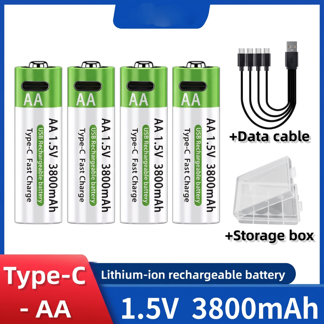 4 MagicCharge AA Rechargeable Batteries
